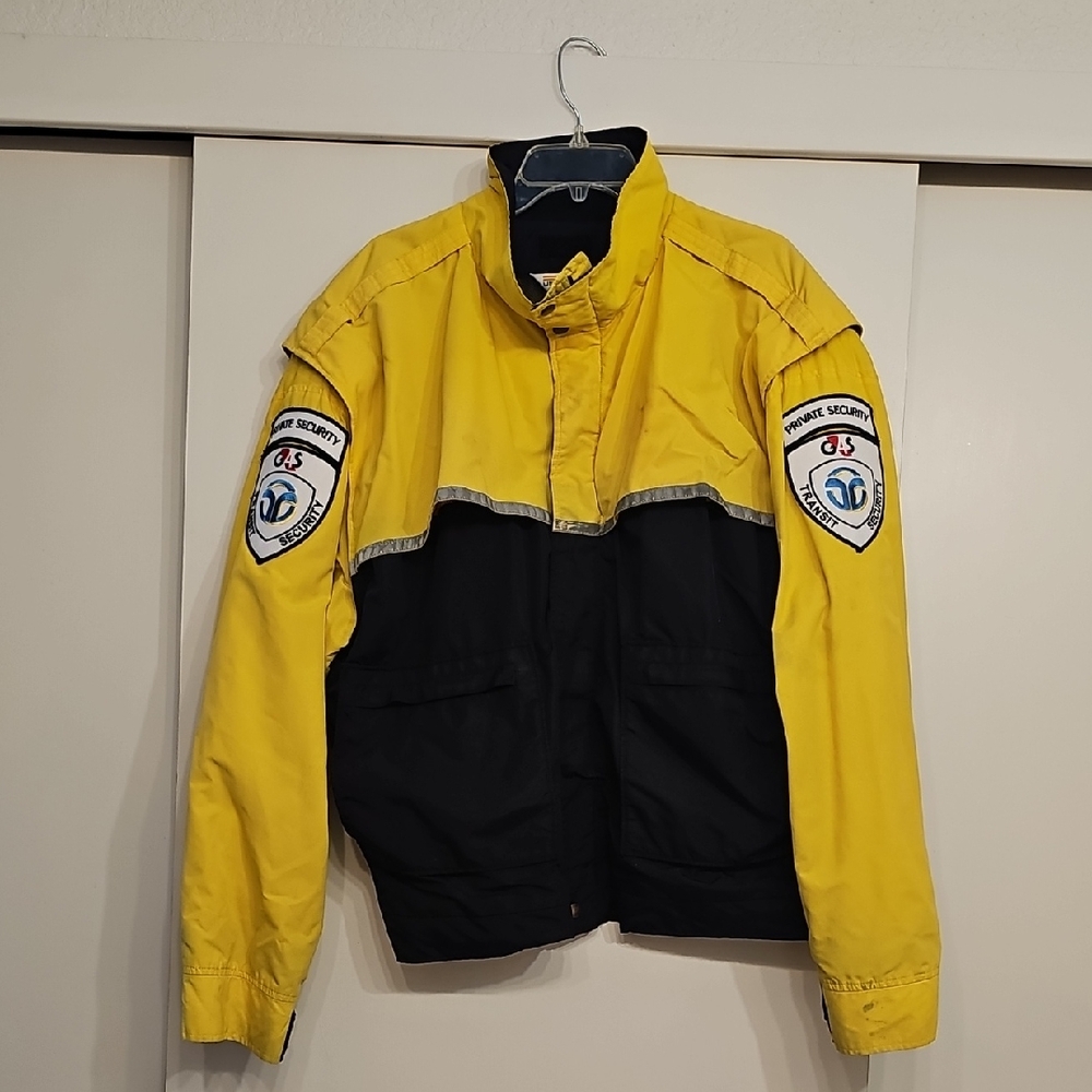 Yellow and Black Men's Jacket